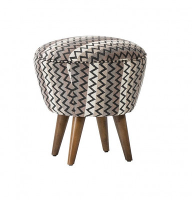 Polsterhocker Hocker Puff Fouss-Hocker Sëtz-Hocker Ottoman Stoff Gro Sëtz