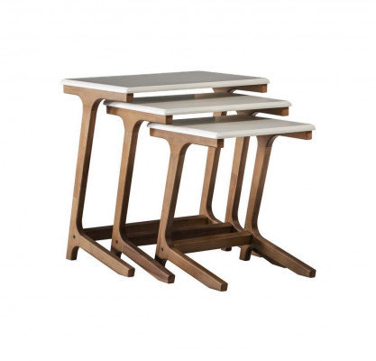 Modern Bäitëscht Gruppe Kaffisdësch Canapéisdësch Luxus Miwwel Set Nei