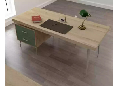 Modernen Designer brongen Luxus Schreifdësch Büro Miwwelen Holz Dëscher Nei