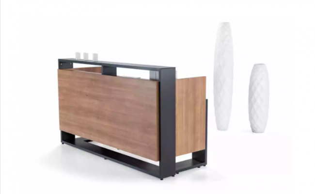 Designer Dëscher fir Receptioun Receptioun Hotel Büro Ausstellungstisch nei