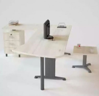 Luxus Schreifdësch Kommode Couchtisch 3tëg Set Miwwel Ariichtung Dësch Holz