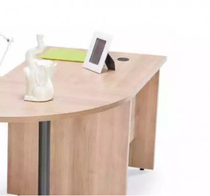 Eckschreifdësch Dësch Miwwelen Kommod Büro Ariichtung Praxis Kanzlei Miwwelen 3tlg