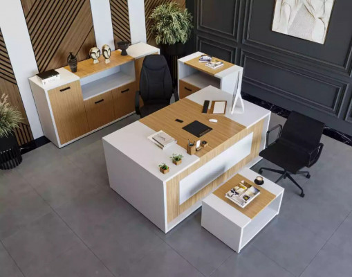 Réceptionsdësch Rezeption Dësch Miwwelen Tresen Praxis Kanzlei Büro Hotel