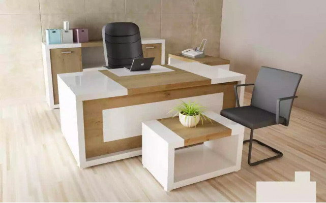 Réceptionsdësch Rezeption Dësch Miwwelen Tresen Praxis Kanzlei Büro Hotel