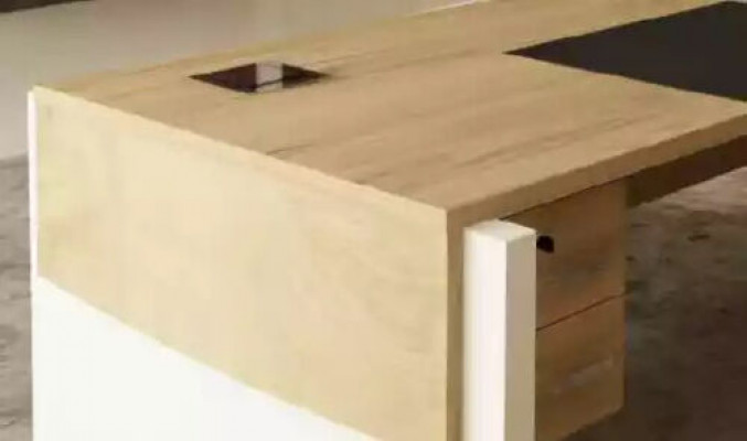 Schreifdësch Canapé Dësch Akteschaf Komod modernes bronges Holz