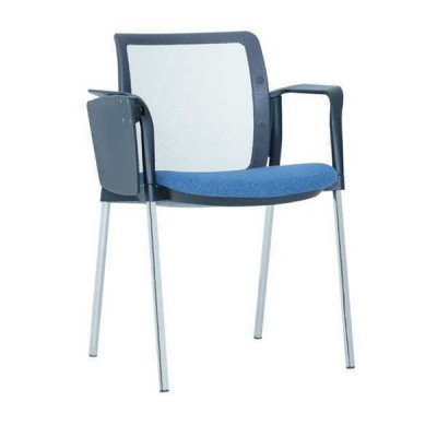 Modern gepolstert Sëtzkëssen Design stilvoll blo Sëtzkëssen Bürosstull Stull nei