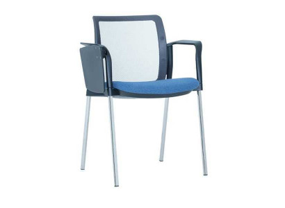 Modern gepolstert Sëtzkëssen Design stilvoll blo Sëtzkëssen Bürosstull Stull nei