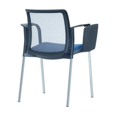 Modern gepolstert Sëtzkëssen Design stilvoll blo Sëtzkëssen Bürosstull Stull nei