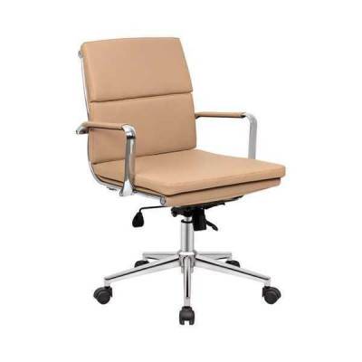 Luxuriéise Dréistull Beige Gaming modernen Eenzelstull Bürostell Bürostell