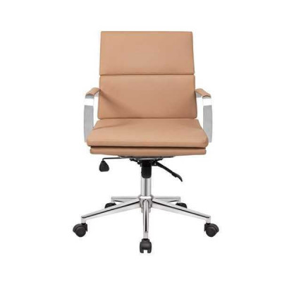 Luxuriéise Dréistull Beige Gaming modernen Eenzelstull Bürostell Bürostell