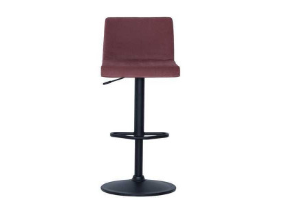 Moderne rosa Stull Designer Barhocker Stoff stilvoll Luxus Miwwel Hocker