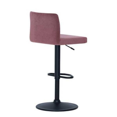 Moderne rosa Stull Designer Barhocker Stoff stilvoll Luxus Miwwel Hocker