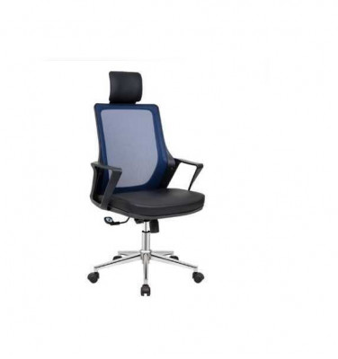 Fauteuil Kënschtlech Lieder Polster Dréiend Computer Still Miwwelen Büro Stull Chefstull