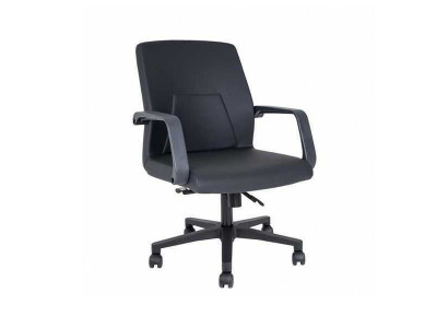 Bürostull Schwaarz Schreifdëschstull Dréistull Bürosmiwwel Büro Siessmiwwel nei