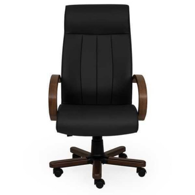 Computersstillen Chefsessel Fauteuil Kënschtleche Lieder Polster Büro Still Dréi Nei