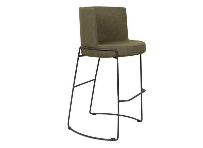 Modernen Barhocker Stull Designer Textil Iesszëmmerstull Hocker Bar Gréng Nei