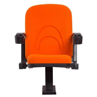 Moderne Sëtzgeleeënheet Sëtzgeleeënheet Sofa 1 Sëtz fir Theater Kino Design Luxus Orange Textil