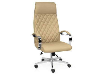 Modern komfortabel Dréistullmiwwelen Beige Bürostill Gaming Still Bürostill nei