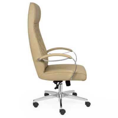 Modern komfortabel Dréistullmiwwelen Beige Bürostill Gaming Still Bürostill nei