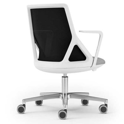 Luxus Stull Wäiss Büro Still Polstersessel Design Miwwelen Dréistull nei