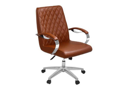 Modern Héichwäerteg Dréistull Miwwel Braun Büro-Stull Gamingstull Büro-Stull