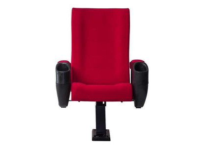 Moderne Sessel Sessel Sofa 1-Sëtzer fir Theater Kino Design Luxus Rout Textil
