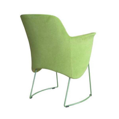 Iesszëmmerstull Stull Kichenstull Fauteuil Sëtzer Stoff Modern Holz Gréng nei