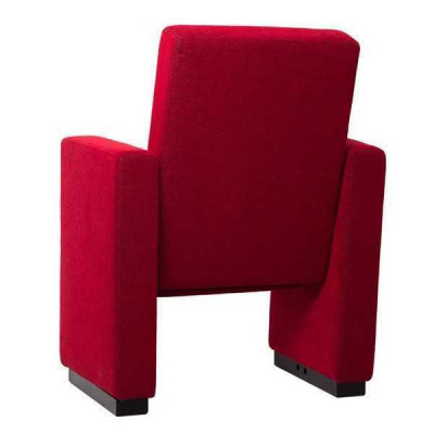 Sëtzfauteuil Sofa 1-Sëtzer Design Luxus Rout Stull Klassesch Stoff Textil Nei