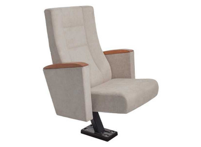 Kino Sëtz Theater Stull Fauteuil Gepolstert Still Fouss mat fester Befestigung