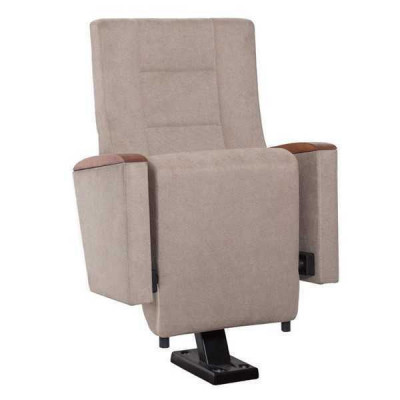 Kino Sëtz Theater Stull Fauteuil Gepolstert Still Fouss mat fester Befestigung