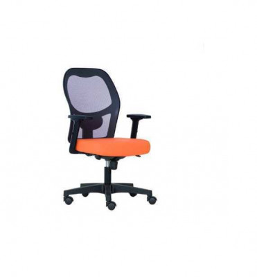 Bürosstillen Orange Schreifdëschstull Dréistull Chefsessel Mesh Design Bürosstull