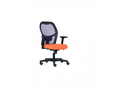 Bürosstillen Orange Schreifdëschstull Dréistull Chefsessel Mesh Design Bürosstull