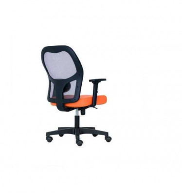 Bürosstillen Orange Schreifdëschstull Dréistull Chefsessel Mesh Design Bürosstull