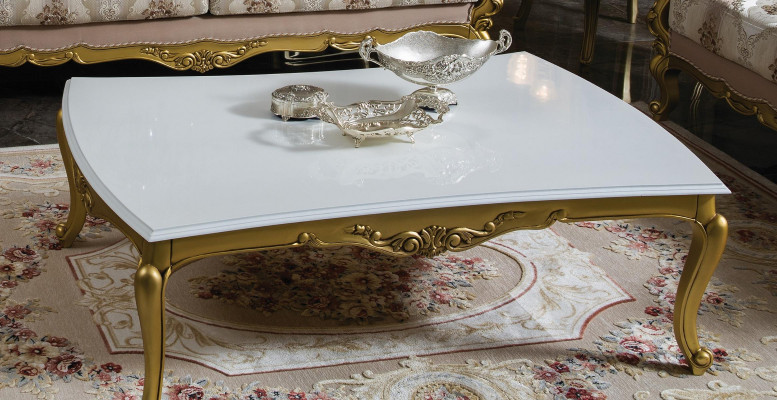 Luxus Sofa Canapé Set 5-Stéck Kanapeesett 3+2+1 Kaffisdësch Säitentësch Still