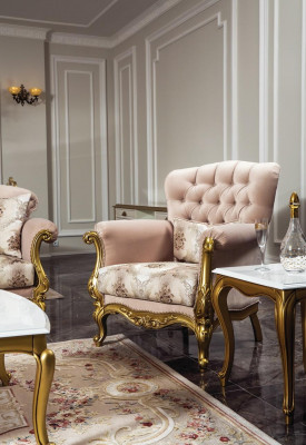 Luxus Sofa Canapé Set 5-Stéck Kanapeesett 3+2+1 Kaffisdësch Säitentësch Still