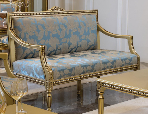 Sofa Garnitur 2+1+1 Sëtzer Couchtisch Neben Dësch Sofa Fotell Set 5tlg.