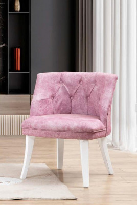Rosa Chesterfield Stull Exklusive Polstersëtz Designer Sëtzmiwwel