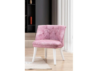 Rosa Chesterfield Stull Exklusive Polstersëtz Designer Sëtzmiwwel