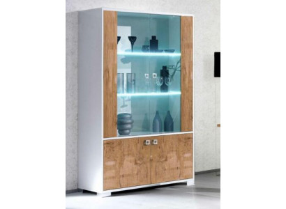 Vitrine XXL Vitrinen Wunnzëmmer 110*50 Schranken Design Italienesch Miwwelen nei