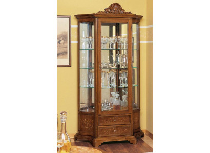 Miwwelen Glasschaf Vitrinne Holz Vitrinnen Glas Schaf Schief Regaler Italien
