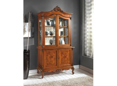 Vitrin Italienesch Luxus Miwwelen Vitrinne Anricht Schaf Glas Design Schief
