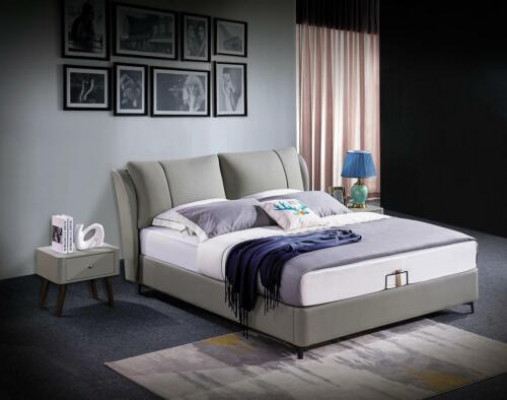 Bett 2x Nuetsdësch 3 tlg. Schlofzëmmer Set Design Modern Luxus Better Grupp Nei