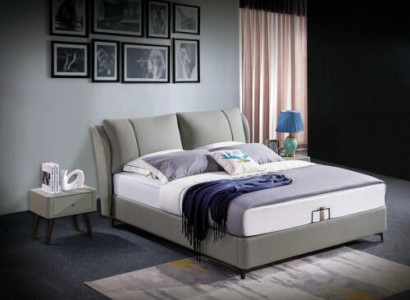 Bett 2x Nuetsdësch 3 tlg. Schlofzëmmer Set Design Modern Luxus Better Grupp Nei