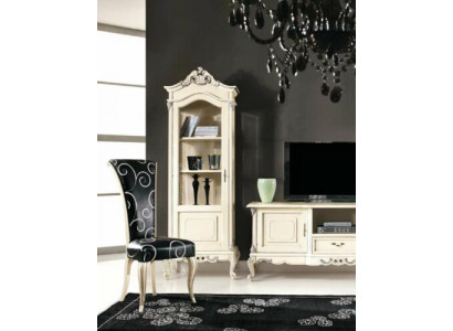 Klassesch Wunnwand Set Vitrin rtv Sideboard Vitrinnen Schaf Schief 3tlg.