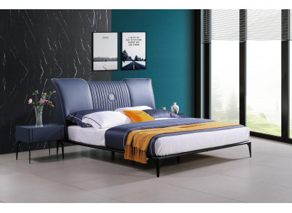 Schlofkummermiwwelen 3-deeleger Set Hotelbett + 2 Nopeschtstëscher Héichglanz Better Italien
