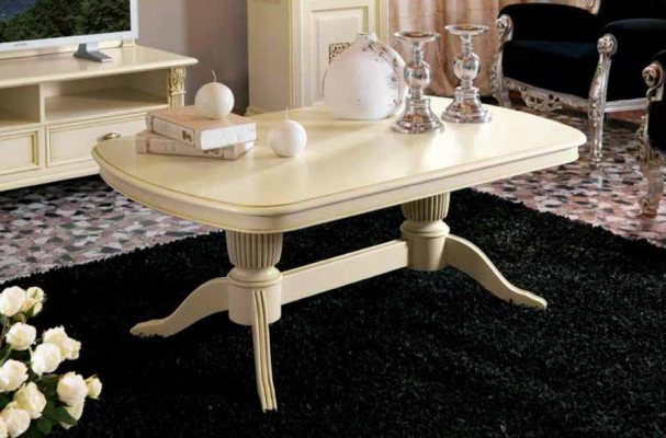 Barock Rokoko Couchtisch Holz Dësch Säitentafel Sofa Couch Dëscher Neien