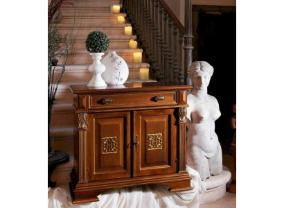 Klassesche Wandsschaf Anrichte Holz Buffet Vitrin Luxus Schaf Miwwel