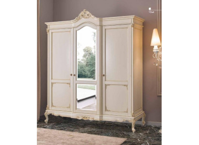 Kleeder­­schaf Schaf Schlofschof Garderobe Massivholz barock italieenesch Miwwele nei