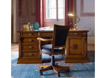 Luxus Washington Büro Set Italienesch Miwwelen Büro 3tlg. Barock Rokoko Massivholz