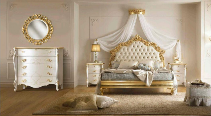 Bett Polster Design Luxus Duebel Hotel Better Schlofzëmmer 180x200cm Massivholz
